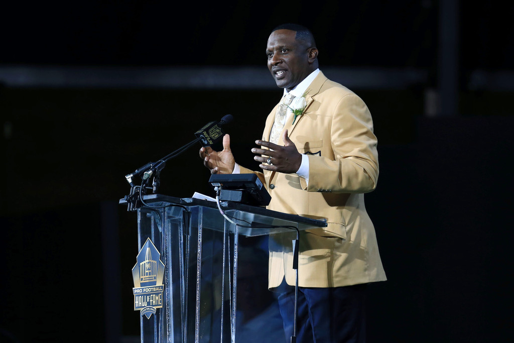 Jerome Bettis and Tim Brown inducted into Pro Football Hall of Fame