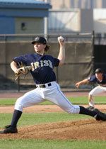 Senior Wade Korpi - shown in action during the 2005 Blue-Gold Series - will be making his fourth career BGS start, as the game-1 starter for the Blue squad managed by Graham Sikes.