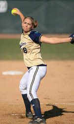 Brittney Bargar led Notre Dame to a victory over Toledo with both her bat and her arm