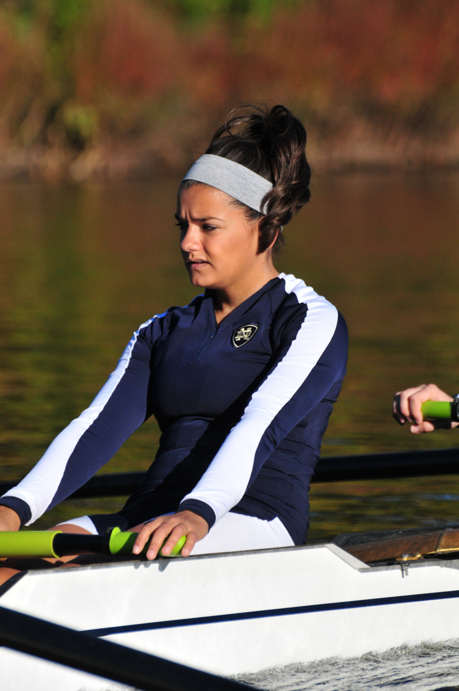 Notre Dame Turns In Strong Performance Versus Indiana And Purdue Anni Nowhitney and the first varsity eight crew earned the race victory on Sunday