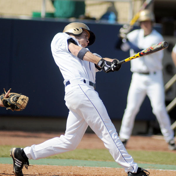 Irish Baseball Falls To Oakland, 6-5 Junior Matt Grosso.