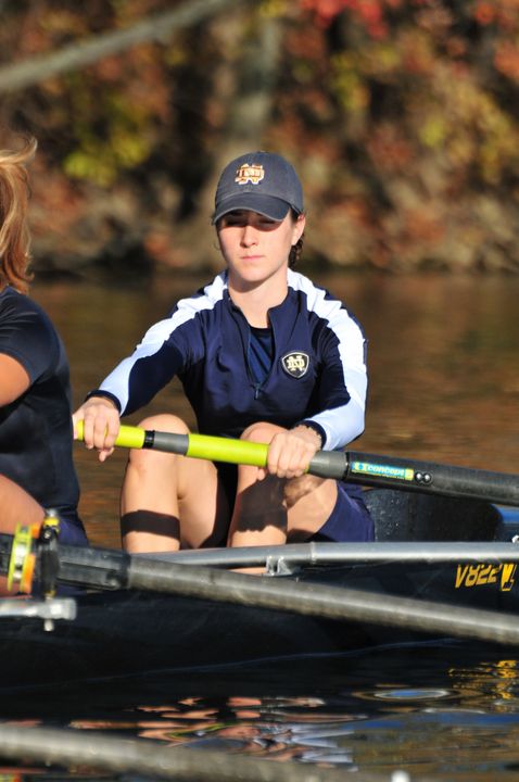 Casey Robinson and the Notre Dame varsity eight boat will be competing with some of the best teams from across the country