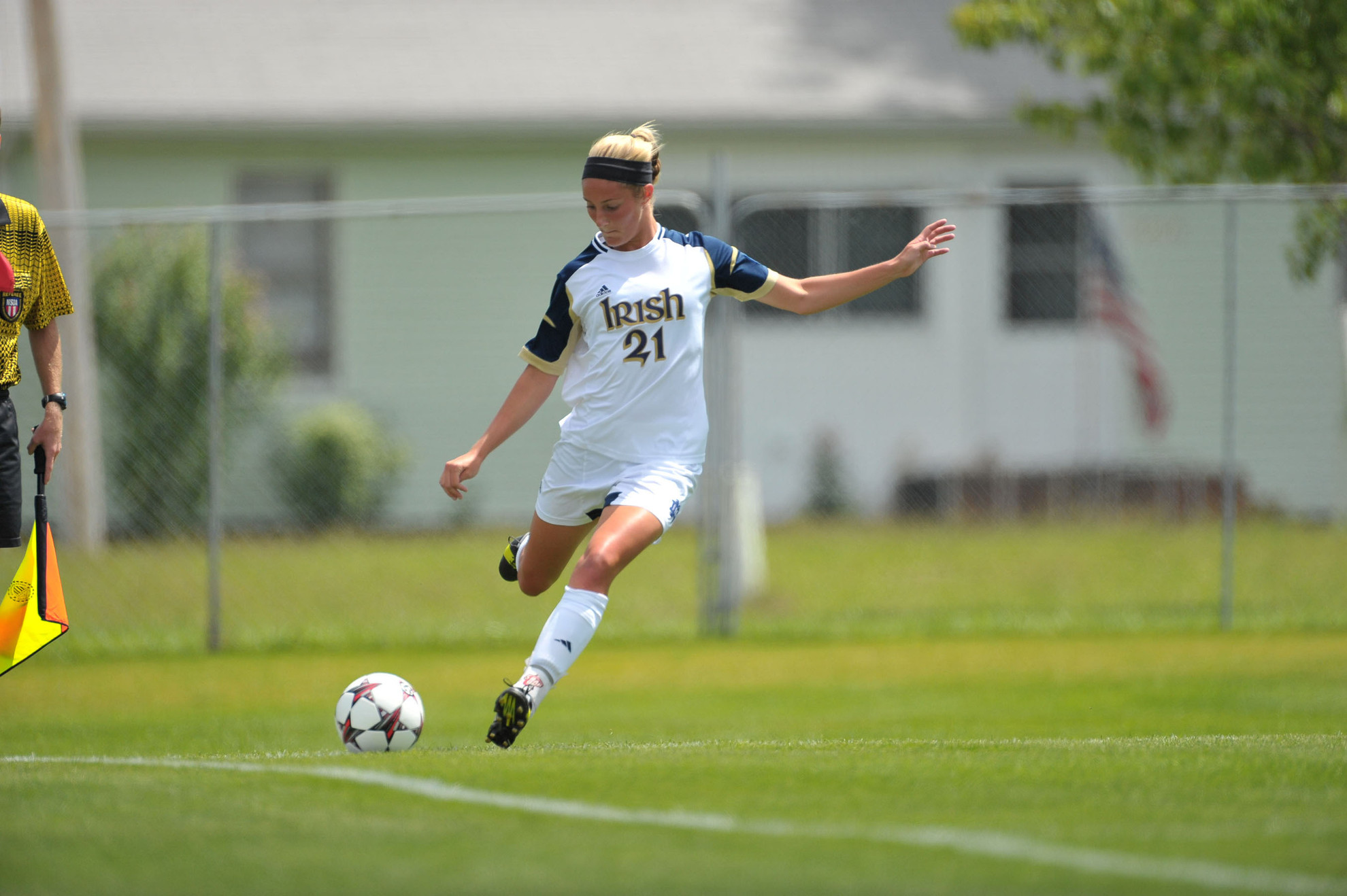 #20/12 Irish Open Final ACC Road Trip Sunday At Clemson Sophomore defender Brittany Von Rueden picked up her fifth assist of the season (second on the team) in Thursday night's 3-1 win over Boston College at Alumni Stadium.