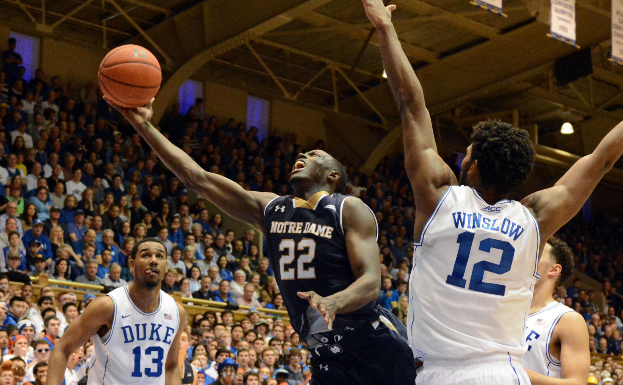 No. 10 Notre Dame Drops to No. 4 Duke, 90-60 Jerian Grant