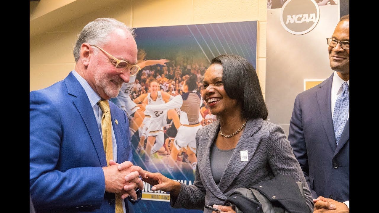 Dr. Condoleezza Rice (M.S. '75) Honored With Honorary Monogram
