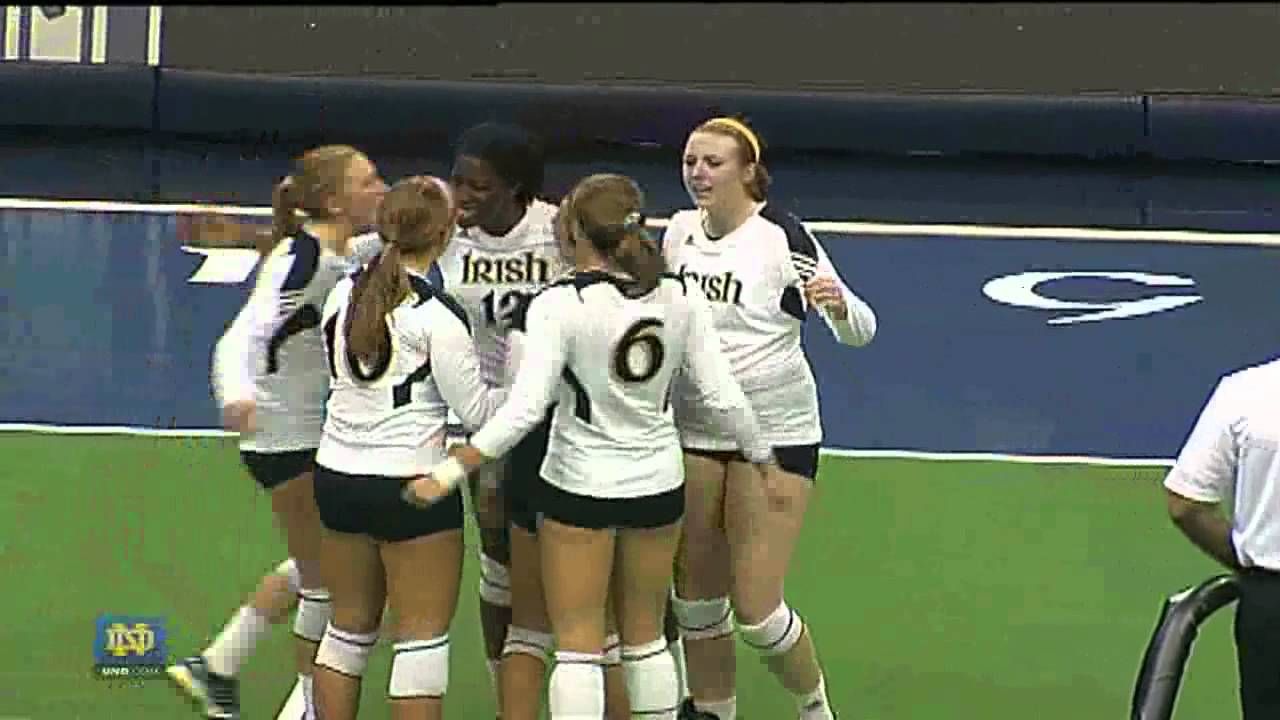 Notre Dame Volleyball Highlights against UAB