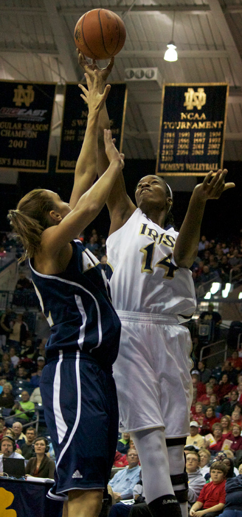 Three Women’s Basketball Players Make Naismith Trophy Watch List Fifth-year senior forward Devereaux Peters is one of three Notre Dame players selected to the preseason candidate list for the 2012 Naismith Trophy given to the nation's top player, it was announced Wednesday by the Atlanta Tipoff Club.