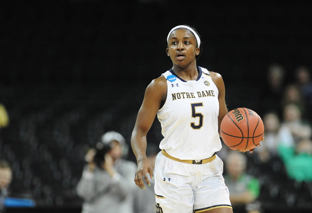 NCAA Elite Eight: ND WBB vs. Oregon (USATSI)