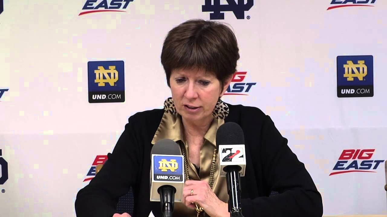 Postgame Press Conference Notre Dame Defeats Georgetown