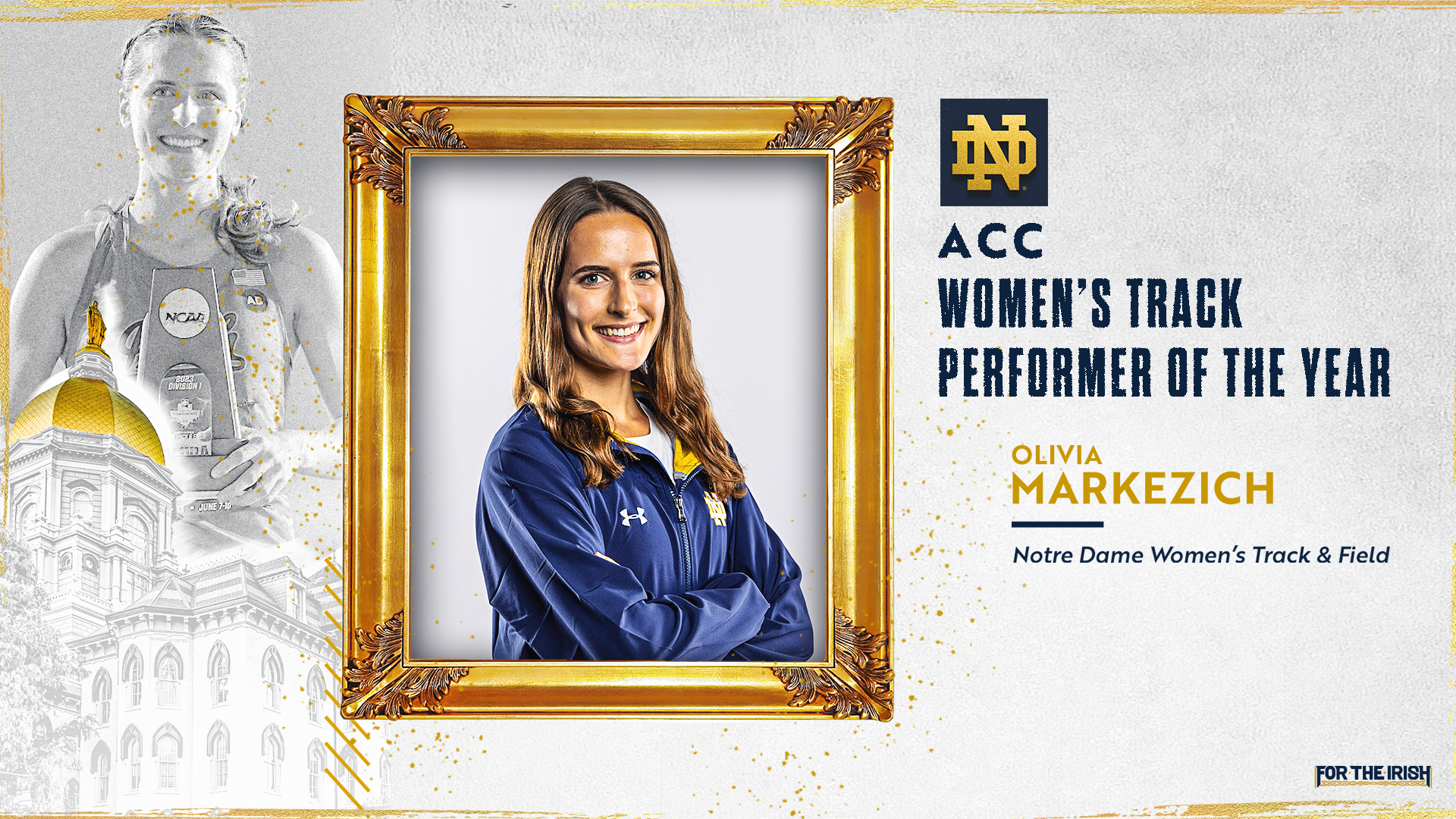 Markezich Named ACC Women’s Track Performer of the Year Markezich Named ACC Women’s Track Performer of the Year