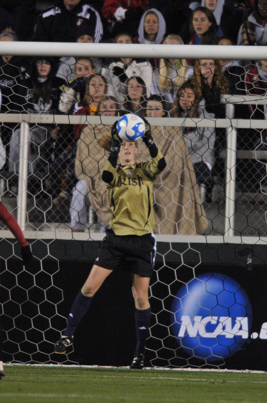Top-Ranked Irish Set For Title Clash With North Carolina At The College Cup Kelsey Lysander made a career-high seven saves in the College Cup semifinals versus Stanford.