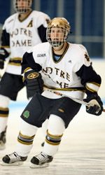 Senior center Tony Gill and the Irish face the Alaska Fairbanks Nanooks in the opening round of the CCHA playoffs this weekend.