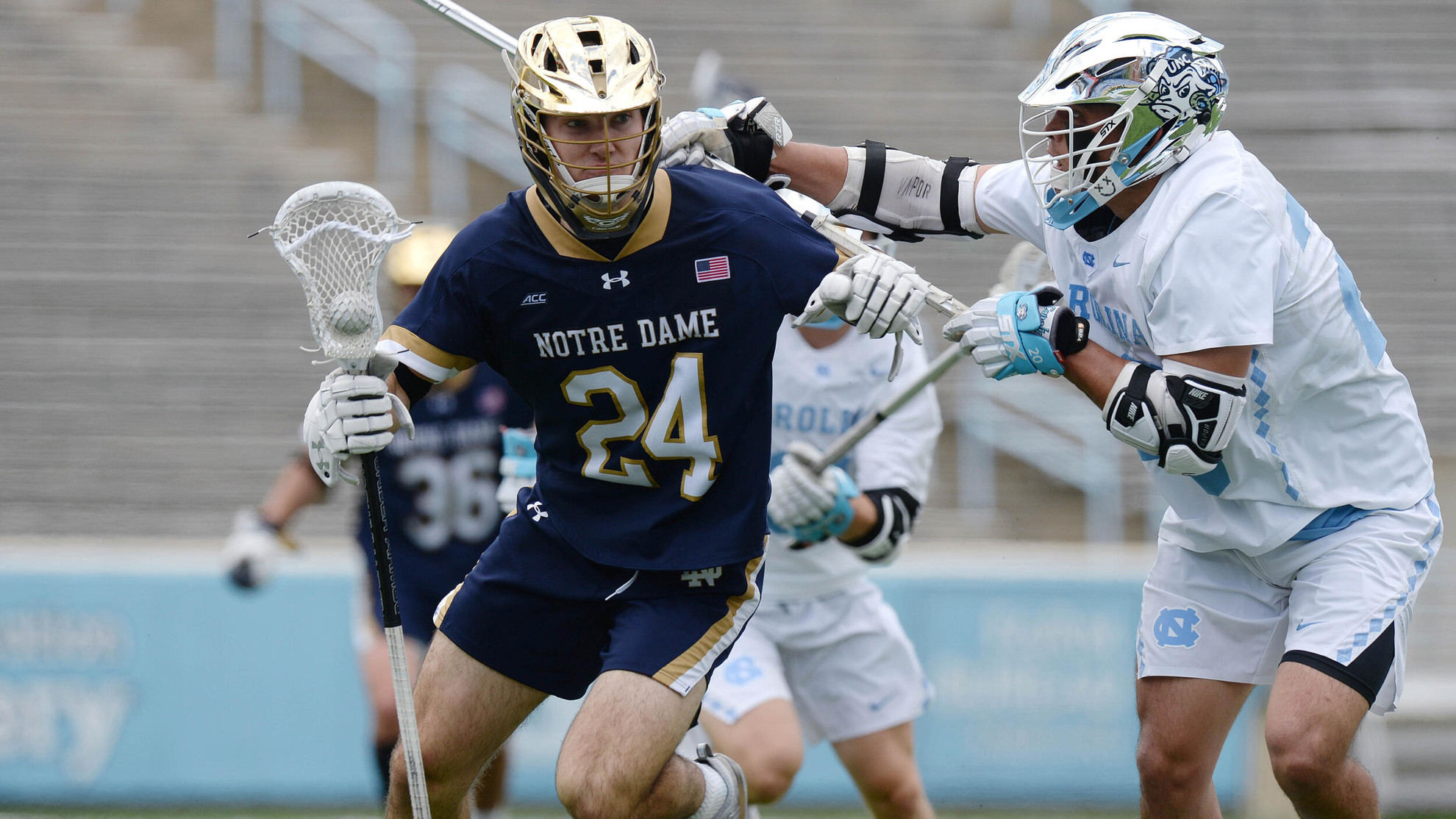 #2 Irish Fall To #4 UNC On The Road, 12-10 UNC LACROSSE