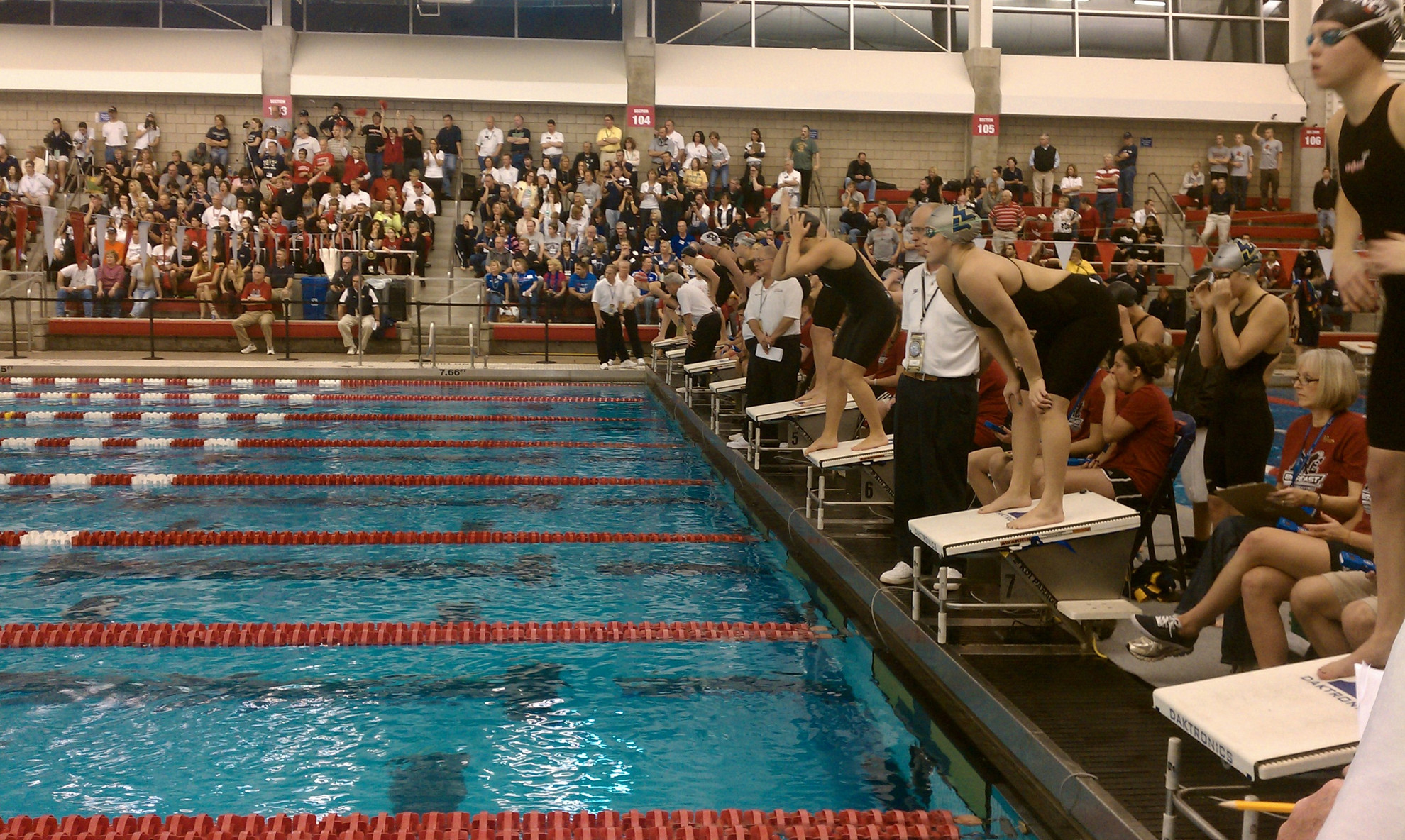 League Title Effort Off To Solid Start For Irish One of Notre Dame's two races - 200 free relay - Thursday night yielded a school record.
