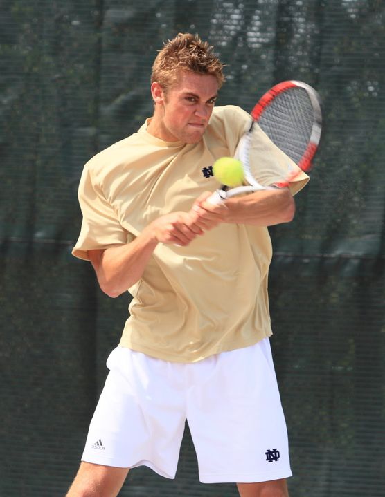 Brett Helgeson advanced to the Round of 16 at the ITA National Indoors.