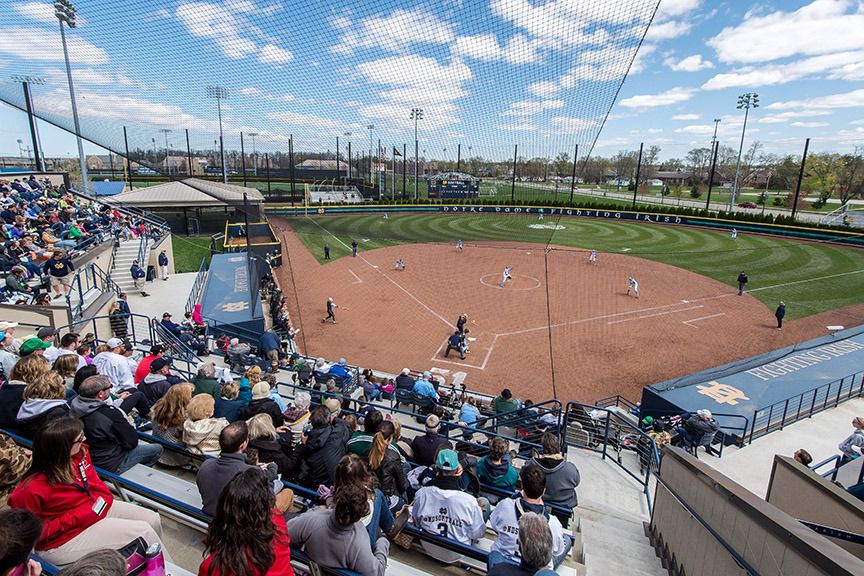 The Notre Dame softball team is slated to host a total of 21 home games during the 2016 regular season at Melissa Cook Stadium