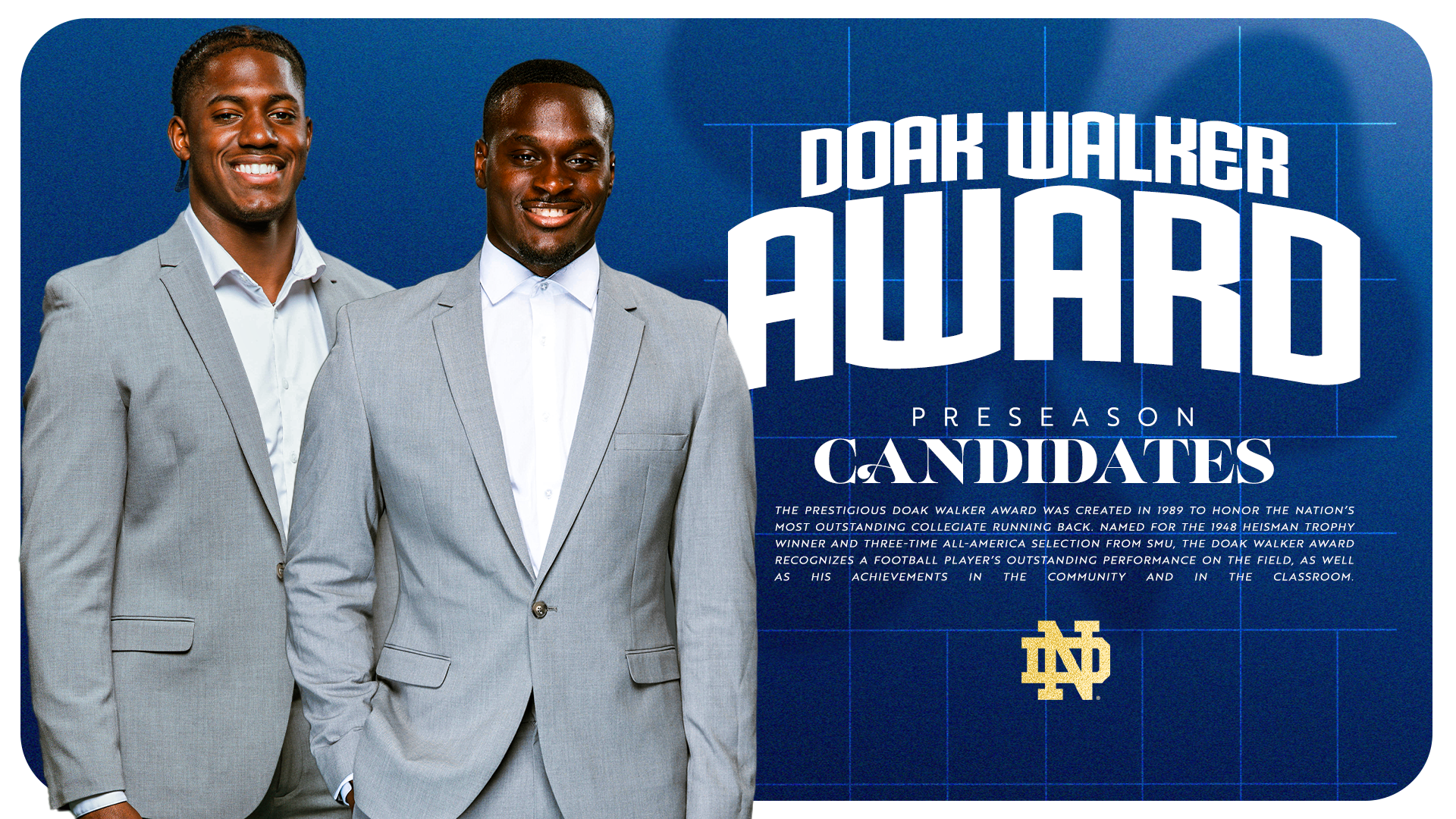 Love, Price Selected As 2024 Doak Walker Award Candidates Love, Price Selected As 2024 Doak Walker Award Candidates