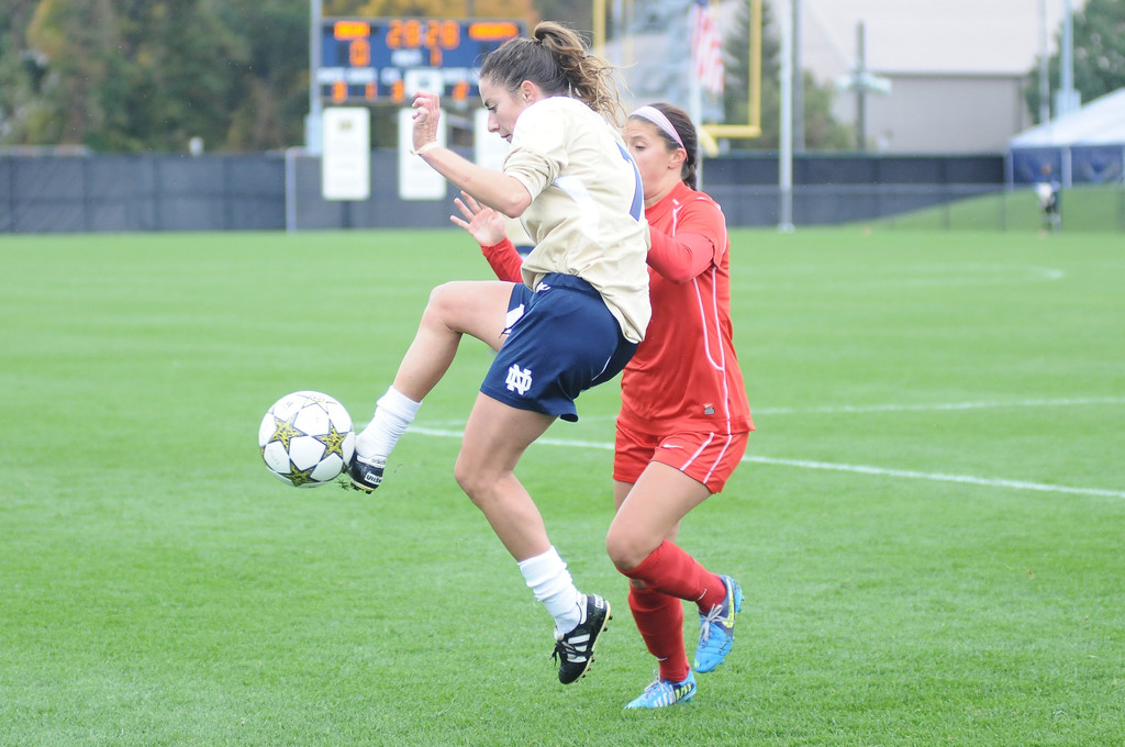 Notre Dame Women's Soccer vs Rutgers on 10-07-2012