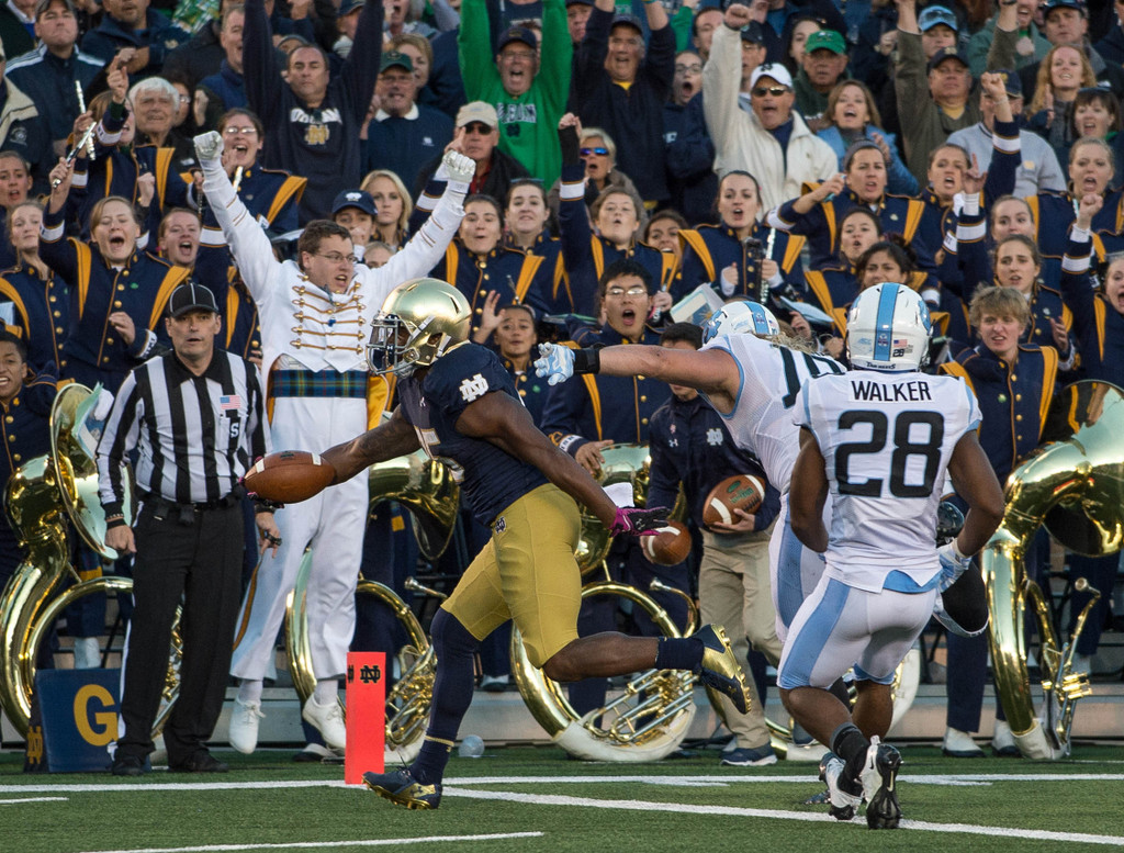 No. 6 Notre Dame Football vs. North Carolina