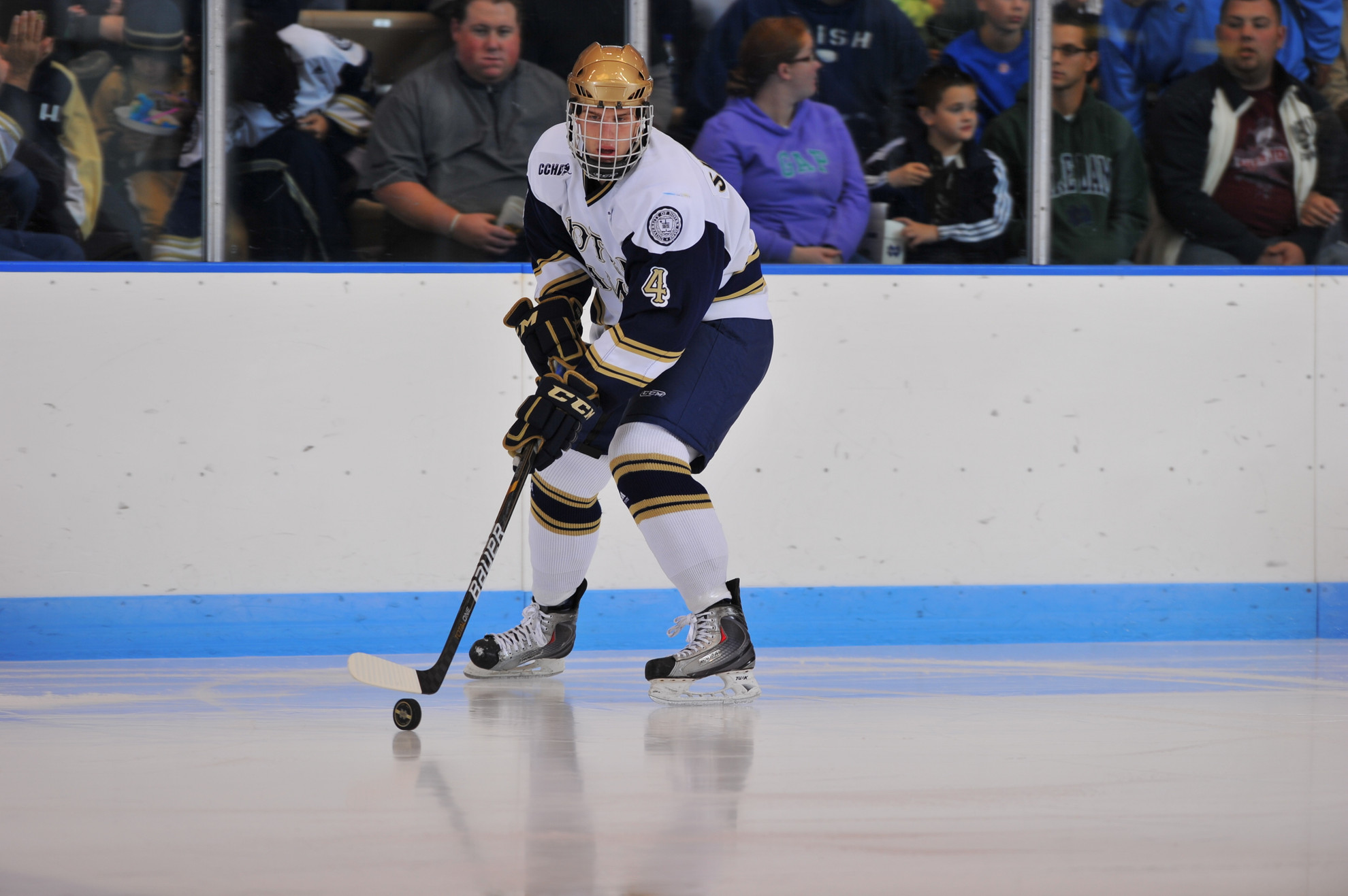 Irish Icers Get Set To Face Merrimack In NCAA Regionals At Manchester, N.H., On Saturday. Sophomore Riley Sheahan will see his first NCAA Tournament action when the Irish take on Merrimack this Saturday.