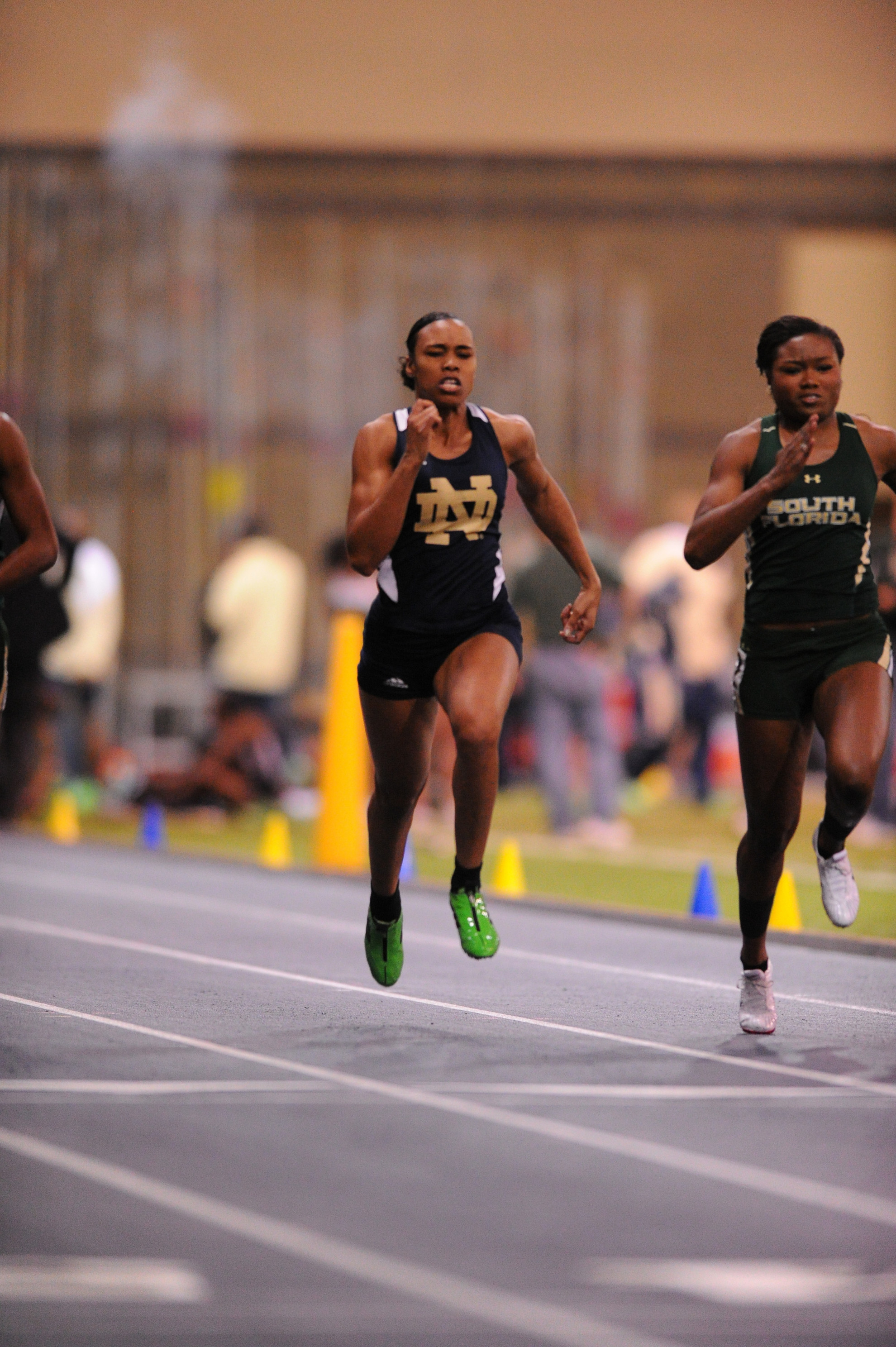 Irish Concludes Action At The GVSU Big Meet Junior Aijah Urssery qualified for the BIG EAST Championships in the 200m dash Friday.