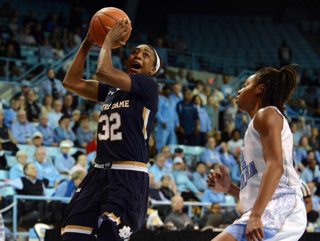 No. 7 Notre Dame at No. 13 North Carolina