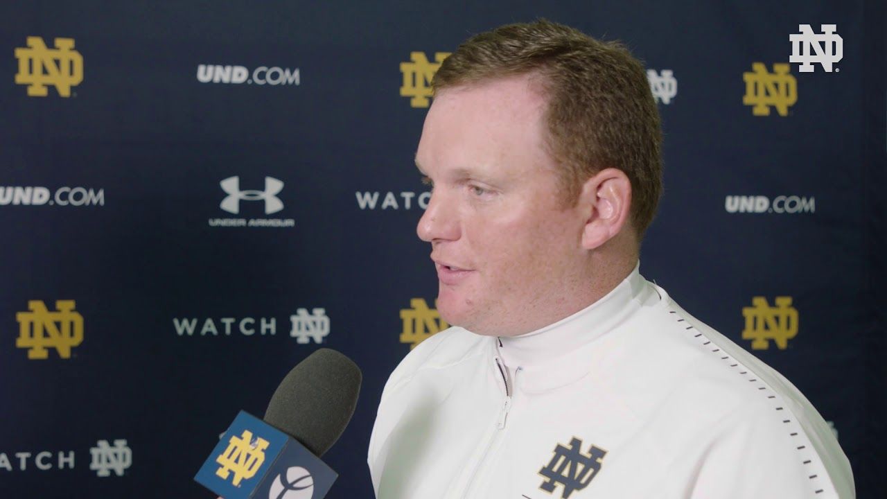 @NDFootball | Media Day Interview - Chip Long (2018)