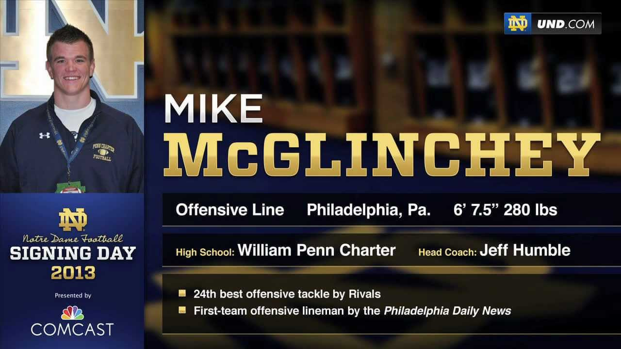 Mike McGlinchey - 2013 Notre Dame Football Signee
