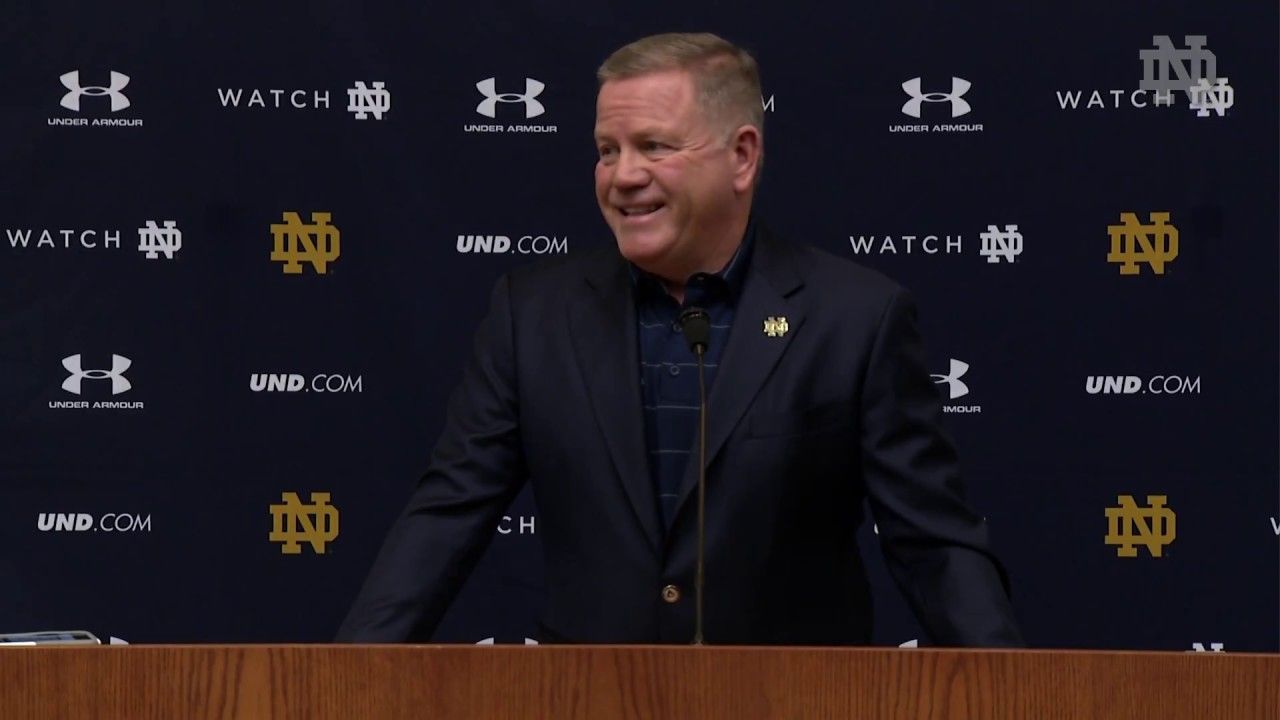 @NDFOOTBALL BRIAN KELLY PRESS CONFERENCE - USC (11/20/18)