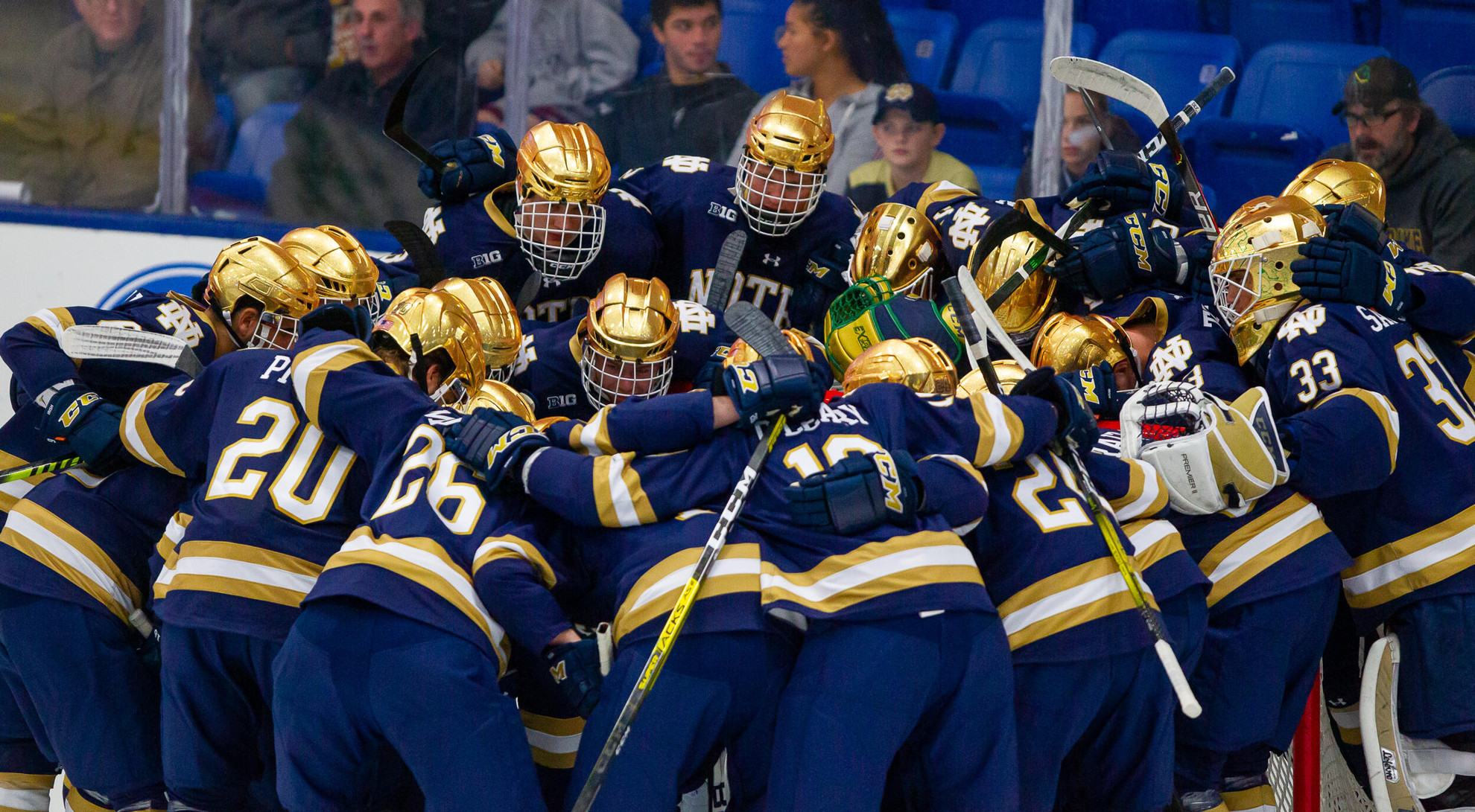 NBC Sports To Begin Seventh Season Of Notre Dame Hockey Coverage huddle