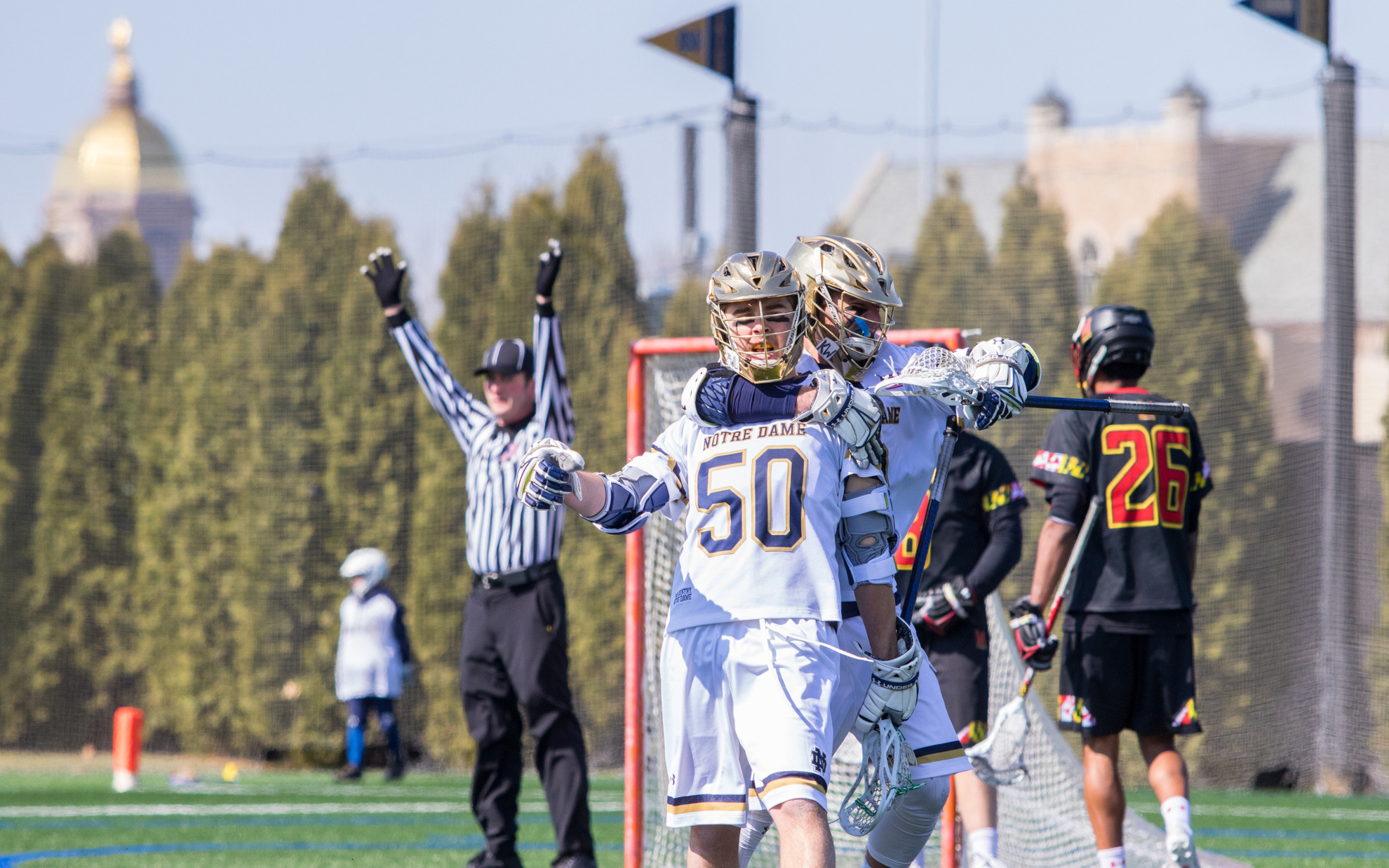 Irish Defense Locks Down Top-Ranked Maryland in 5-4 Victory Irish Defense Locks Down Top-Ranked Maryland in 5-4 Victory