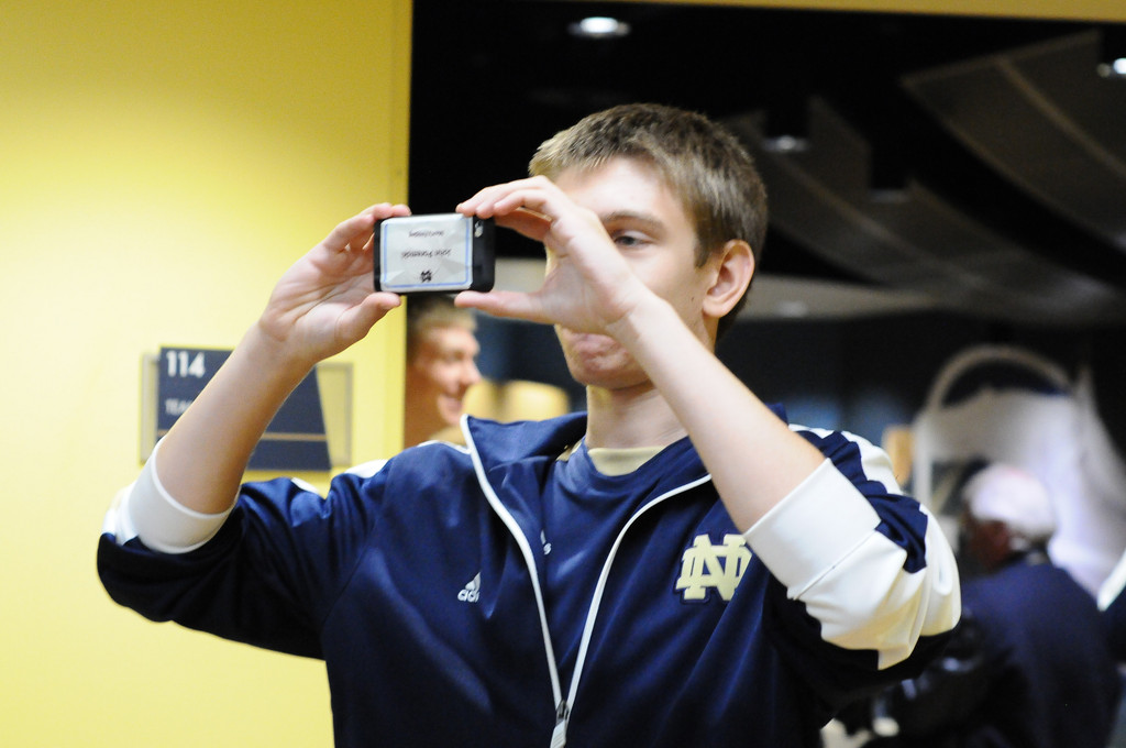 Notre Dame Fencing Dedication 10-20-2012
