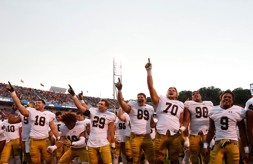 Notre Dame 34, Virginia 27