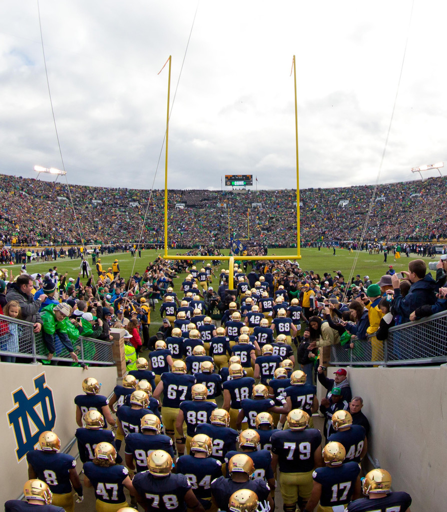 Notre Dame vs. Navy (USATSI)
