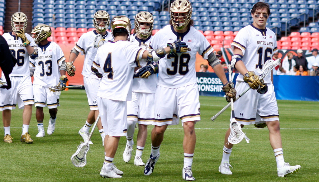Notre Dame NCAA lacrosse vs. Albany (photos by Pete LaFleur)