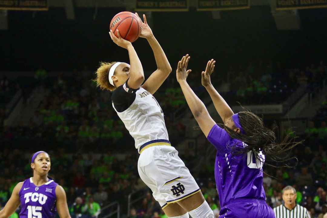 Brianna Turner's next point will be the 1,000th of her Notre Dame career.