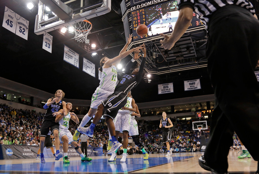 #2 Irish Down #5 Duke 87-76, Head Back to Final Four (AP)