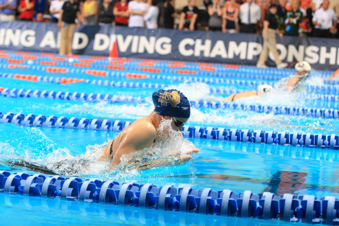 Junior Emma Reaney has earned a remarkable five ACC Women's Swimmer of the Week awards this season.