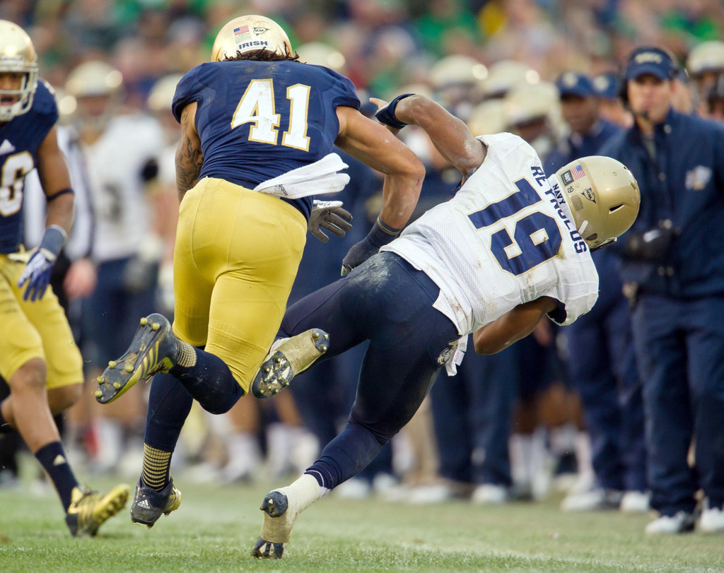 Notre Dame vs. Navy (USATSI)
