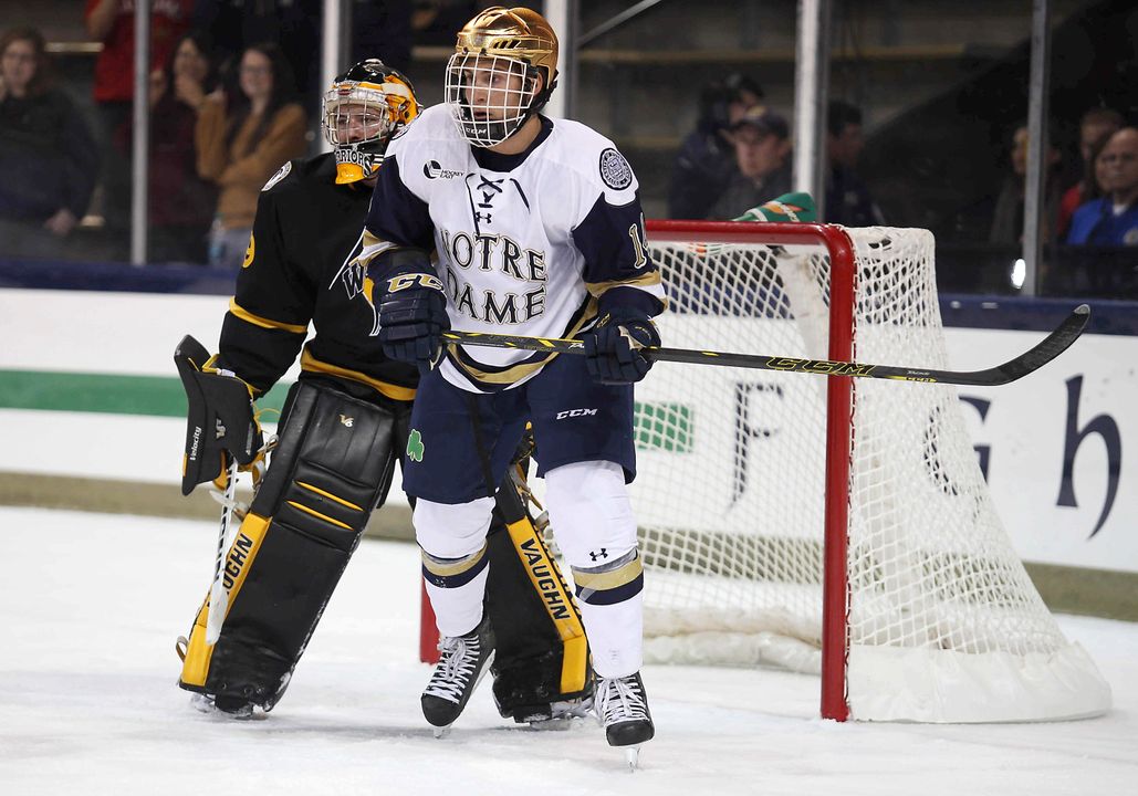 Junior left wing Thomas DiPauli provides a spark for the Notre Dame hockey team.