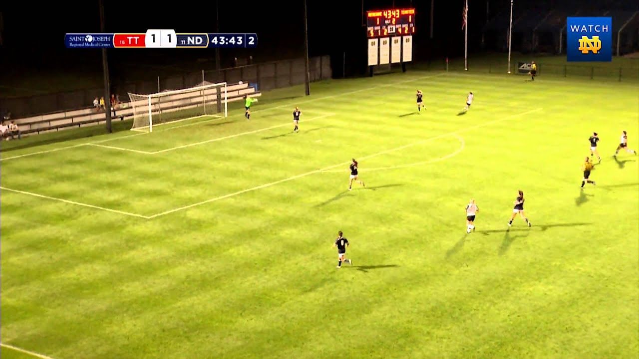 Notre Dame vs Texas Tech Women's Soccer Highlights