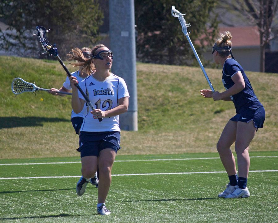 Junior Betsy Mastropieri tallied a pair of goals in a loss to No. 2 Northwestern on Saturday.
