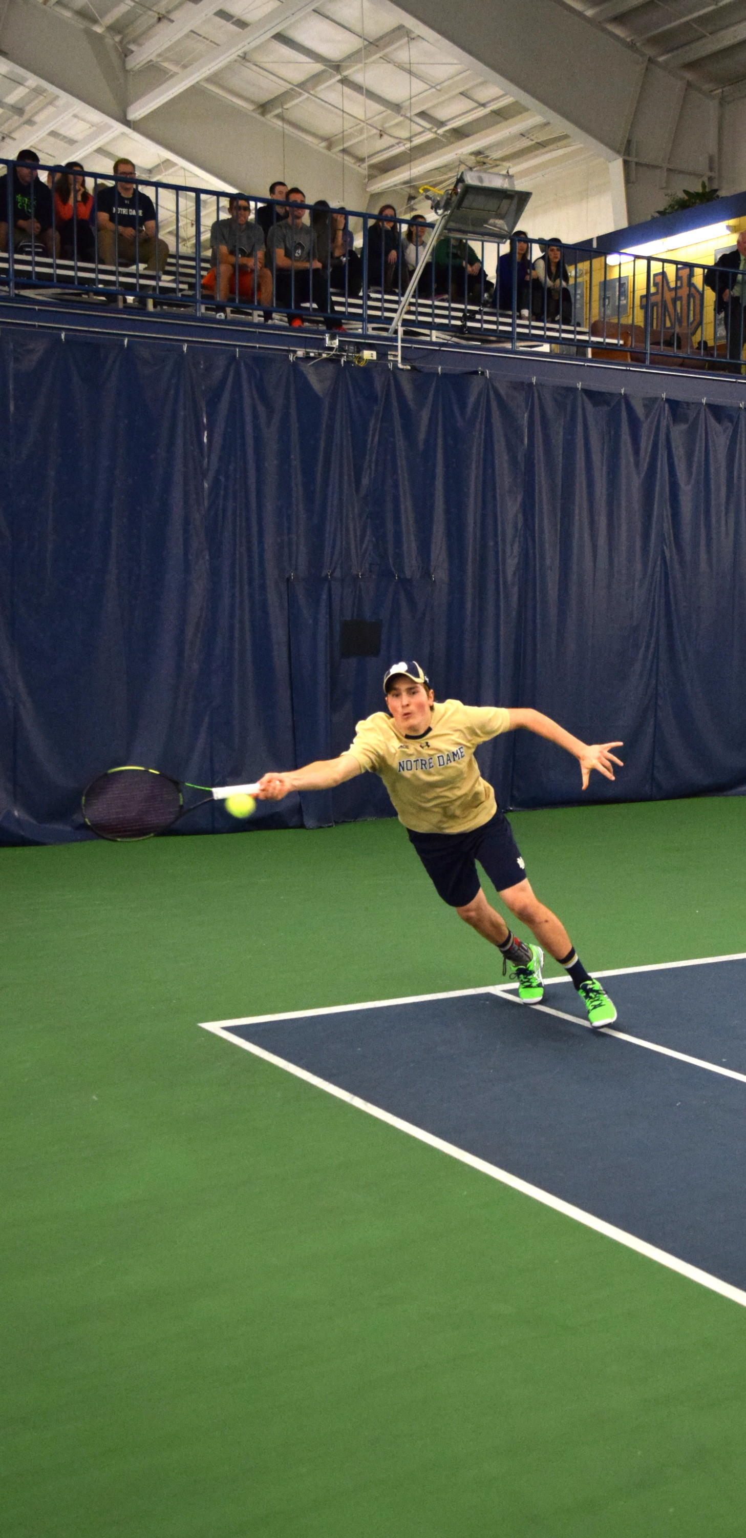 No. 14 Irish Clip No. 24 Cowboys 4-3 In ITA Kick-Off Opener Eric Schnurrenberger helped the Irish secure wins in both singles and doubles, including a dramatic 6-2, 5-7, 7-6 (8) win at No. 4 singles to clinch a 4-3 victory over No. 24 Oklahoma State.