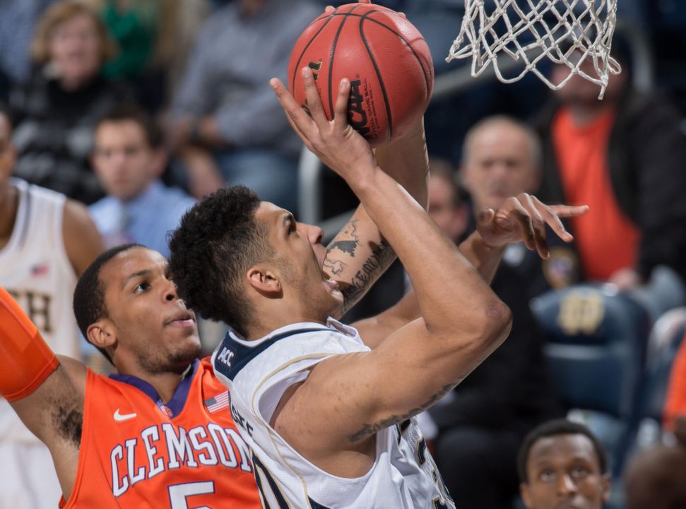 Sophomore forward Zach Auguste notched his first career double-double with 14 points and a career-high 12 rebounds.