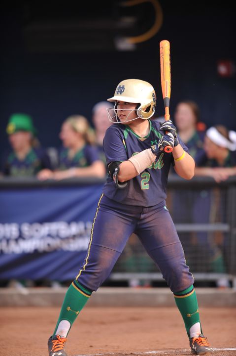 Two-time NFCA Mid-Atlantic all-region first team selection Micaela Arizmendi is one of 13 returning Monogram winners on the 2016 Notre Dame softball roster