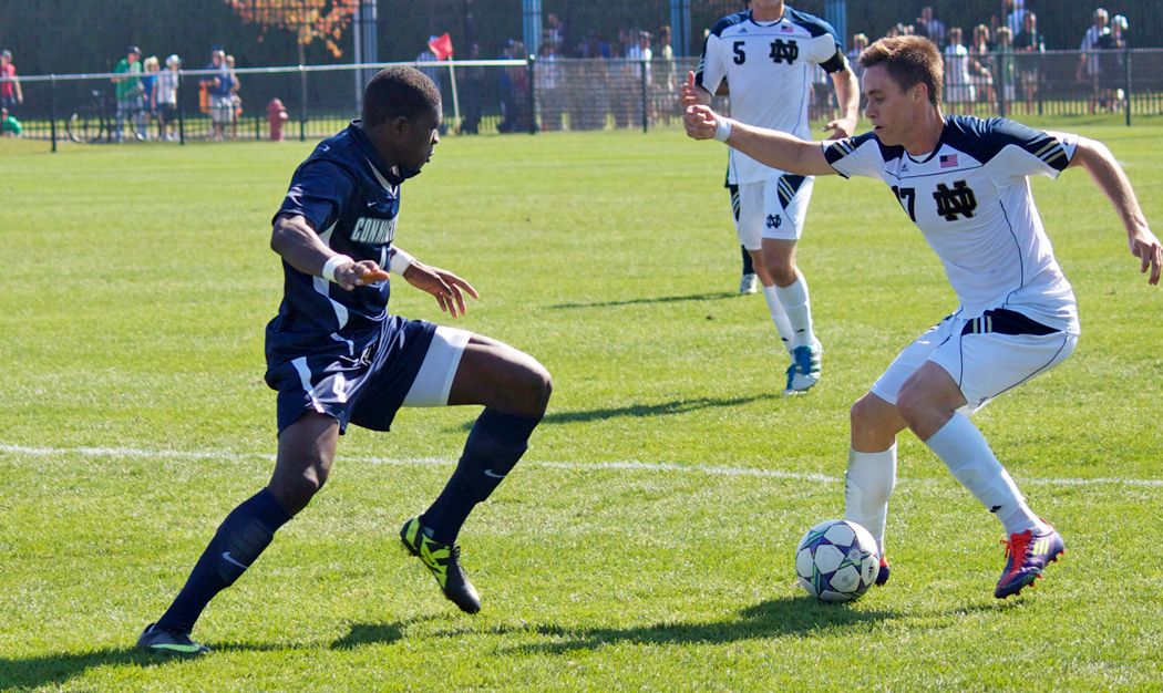 Brendan King assisted on all three goals in last season's 3-0 triumph of Georgetown.