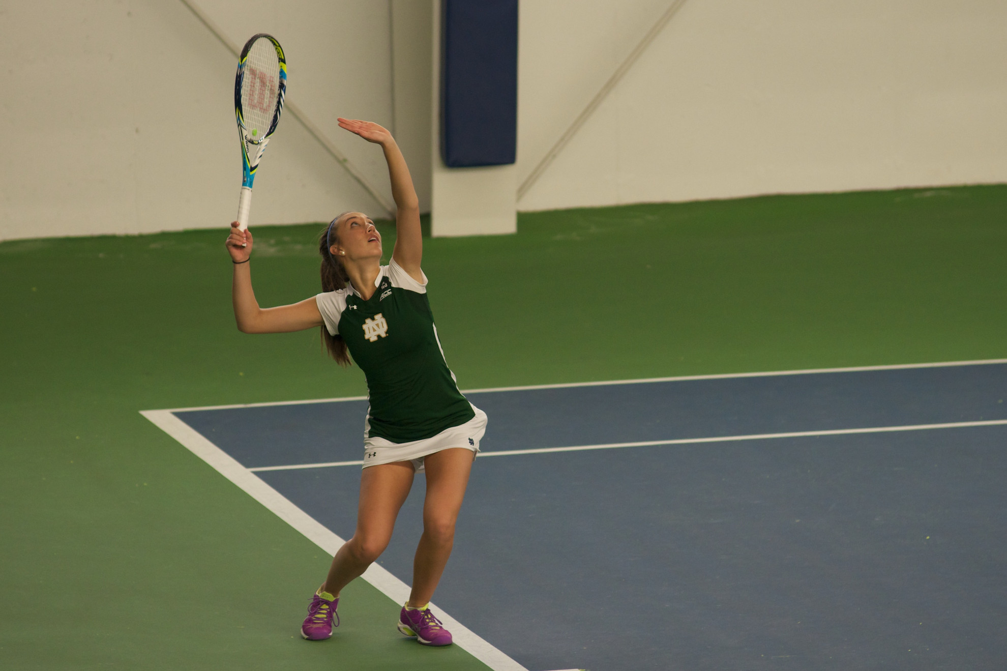 No. 32 Notre Dame Falls To No. 57 Georgia Tech, 4-3 Senior Julie Vrabel