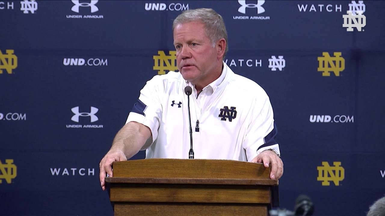 Brian Kelly Press Conference Post Game Michigan State