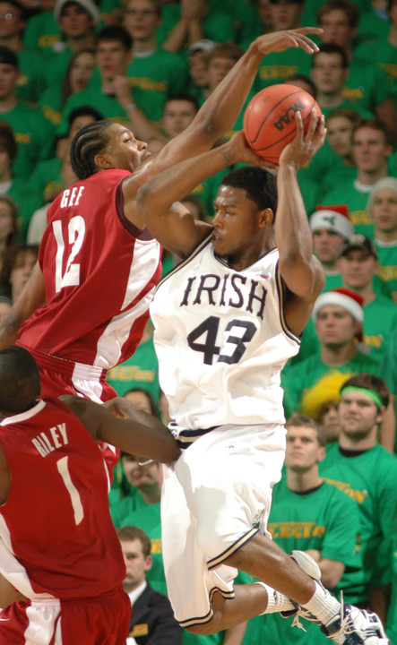 Notre Dame Downs Fourth-Ranked Alabama, 99-85