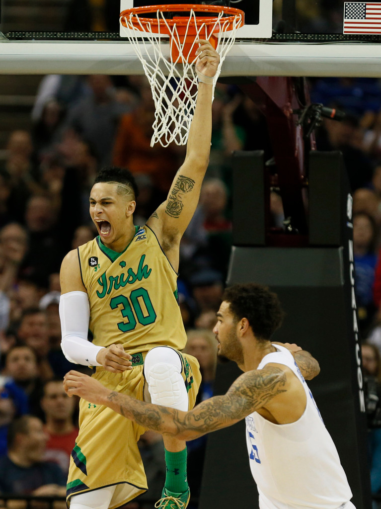 NCAA Men's Elite Eight: Notre Dame vs. Kentucky